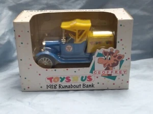 Rare Vintage Ertl 1918 Runabout Bank Toys R Us 1993 with black top  - Picture 1 of 6