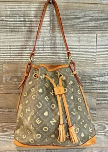 Dooney and Bourke Bucket Bag mit Kordelzug Leder - Bild 1 von 8