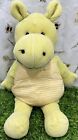 Doudou et Compagnie Hippo Hippopotamus Plush Soft Toy Baby Comforter Soother VGC