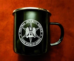National Security Agency - Central Security Service Camper II 18 Unzen Schwarz Becher - Bild 1 von 5