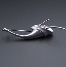 Vintage Charles Krypell sterling silver calla lily articulating brooch