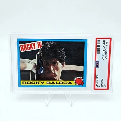 1985 Rocky IV #2 Rocky Balboa PSA 8 Pop 5, None Higher  - Image 1 of 3