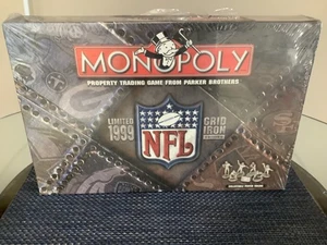 NUOVO SIGILLATO Monopoly NFL Limited Grid Iron Edition Parker gioco da tavolo 1999 - Foto 1 di 6