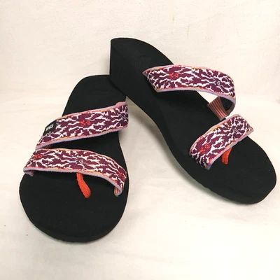 Sandalias Teva Mush Mandalyn Wedge Loma Rosa Talla 9 s/n 1015869 Foto 1 de 4