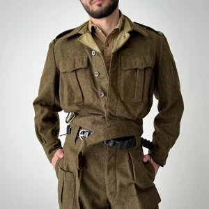 50er Jahre Vintage Dutch Army "Medical Troops" Wool Battledress Suit - Bild 1 von 10