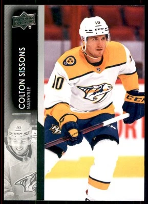 2021-22 Upper Deck Colton Sissons Nashville Predators #355 - Image 1 of 2