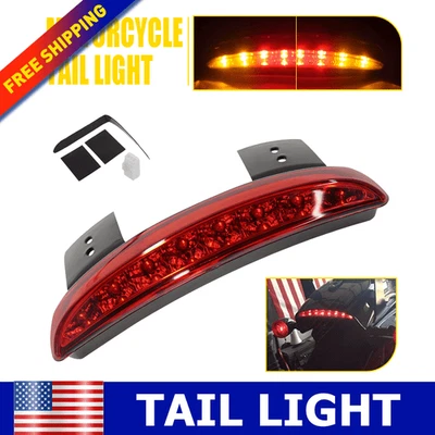 Luz trasera de matrícula LED de freno de parada para Harley Sportster Iron 883 1200 48 72 Foto 1 de 4