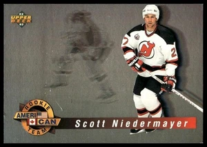 Upper Deck 1992-93 #AC5 Scott Niedermayer Ameri-Can Rookie Team ologrammi - Foto 1 di 2