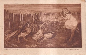 Calc. Cavadini Verona - Disaccordi - Non viaggiata piccola a colori - Picture 1 of 2