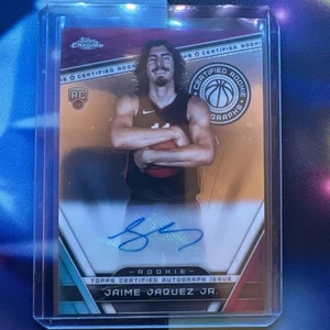 Jaime Jaquez Jr 2023-24 Topps Cromo Certificado CRA-JJ Novato Automático RC - Imagen 1 de 2