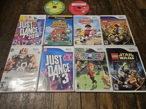 Nintendo Gamecube + Wii Game Lot - Animal Crossing, Lego Star Wars, 10 Games - Picture 1 of 12