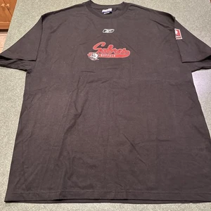 Vintage 90s Buffalo Sabres Goat Head Reebok Center Logo T-Shirt Graphic XXL nwot - Bild 1 von 4