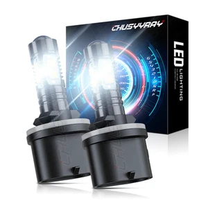 2x For 1997-2004 c5 Corvette HID LED SUPER BRIGHT Fog Light Conversion Bulbs Kit - Picture 1 of 9