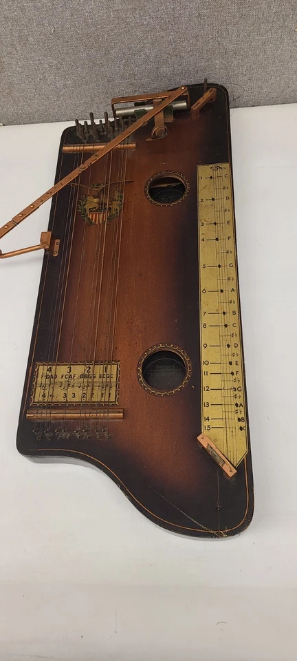 Vintage Oscar Schmidt Hawaiian Tremoloa Zither For Repair - Image 1 of 4