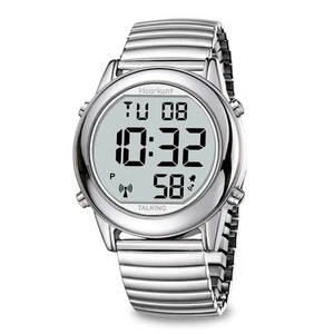 Große digitale sprechende Uhr Englisch sprechend für Blinde, ältere oder visuelle... - Bild 1 von 8