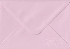 Baby Pink 133mm x 184mm (5"x7") 100gsm Gummed Colour Greeting Card Envelopes - Picture 1 of 1