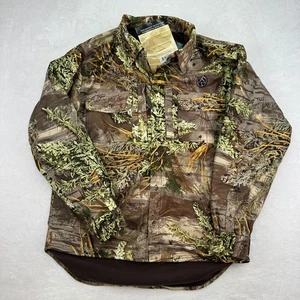 Rutwear Big Game Technologies Button-Up Jacket Spine Pad Camo SM Hunting - Picture 1 of 8