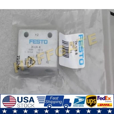 Nuevo ZK-1/8-B Festo 6680 Envío Rápido Y Puerta Foto 1 de 4