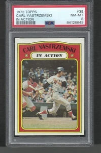 1972 Topps #38 PSA 8 Carl Yastrzemski - IA Red Sox - Bild 1 von 1