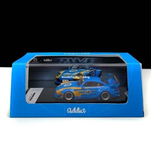 TIME MICRO X ADDICT 1:64 RAUH-WELT RWB AZZURRO #18 modellino auto pressofuso limitato - Foto 1 di 7