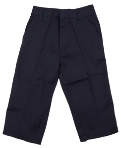 Toddler Navy Pull On Pants E53606T-N Flat Front Genuine Uniforms Sizes 2T to 4T - Picture 1 of 3