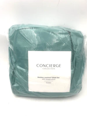 Juego de sábanas Concierge Collection Rayón Bambú 6 piezas Cool Queen Foto 1 de 4