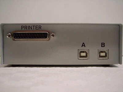 2 switch adattatore USB pc a stampa parallela - Immagine 1 di 3