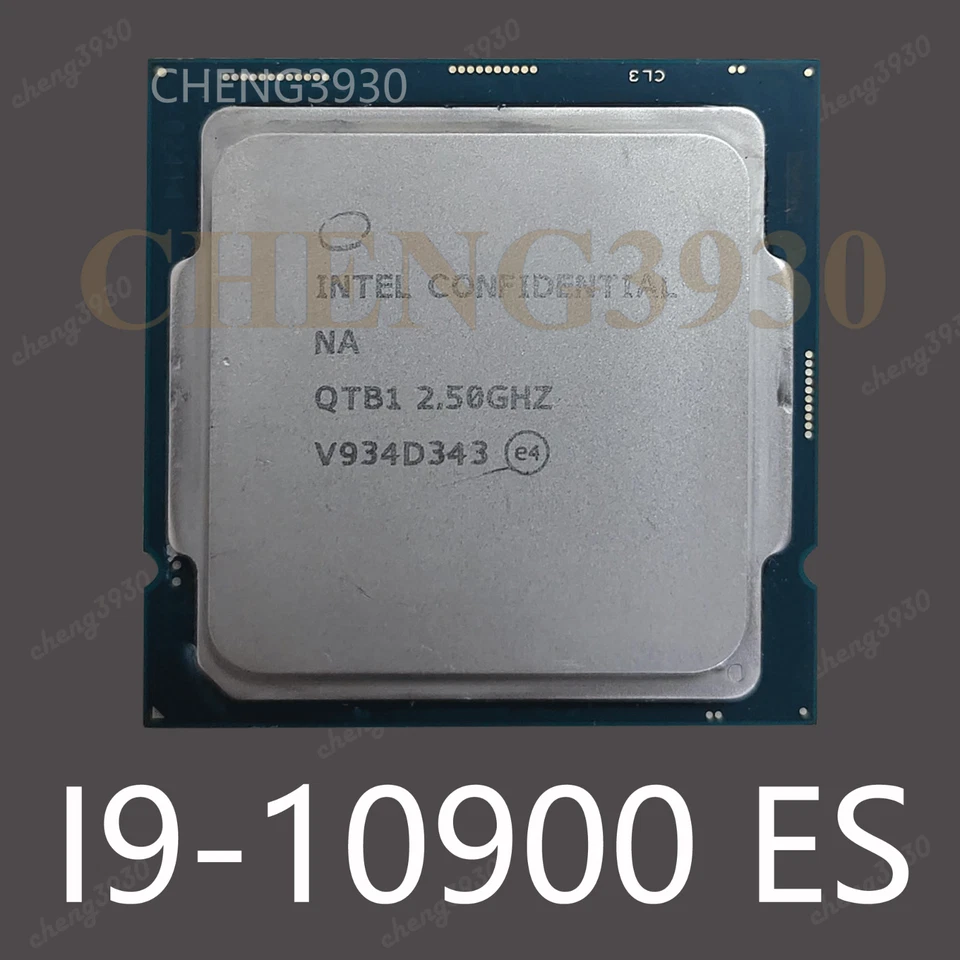 Intel Core i9-10900 ES qtb1 2,5 GHz 65w LGA 1200 CPU Prozessor - Bild 1 von 1
