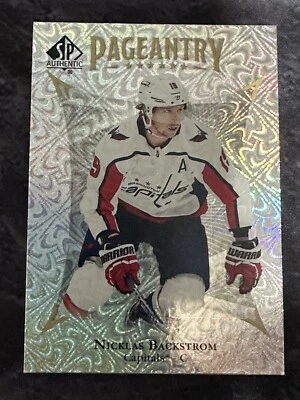 2021-22 SP Authentic Pageantry P26 Nicklas Backstrom Washington Capitals - Image 1 of 2