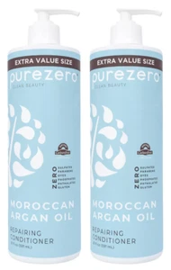 Acondicionador de aceite de argán marroquí Purezero, tamaño extra valor, 20 oz (paquete de 2) - Imagen 1 de 1