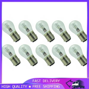Set of 10 Hella Taillight Bulb 12V 27/9W BAY15D S8 for 1157 Ford 1963-2017 - Picture 1 of 7