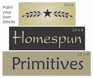 Plantilla de campo hilada en casa primitivos rama de sauce estrella familia hágalo usted mismo letreros artesanales - Imagen 1 de 7