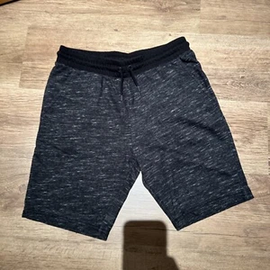 H & M Jogginghose, Sporthose, kurz, Schwarz - schwarzmeliert Gr. 170 - Bild 1 von 2