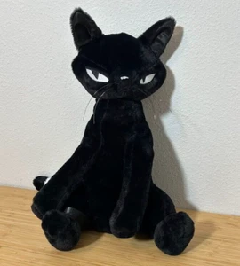 Mochila grande Emily the Strange Sneaky Neechee felpa gato negro - Imagen 1 de 6