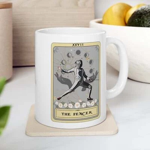 Der Fechter Tarot Kartenbecher, Fechten - Bild 1 von 4