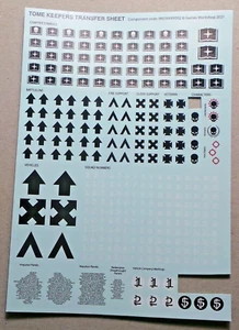 Tome Keepers Transfer Sheet 2021 - OOP Space Marine Successors - Incomplete - Picture 1 of 1