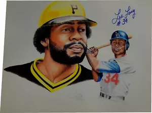 Lee Lacy Signed Autographed 11x14 Poster/Print Pirates Los Angeles Dodgers /30 - Picture 1 of 2