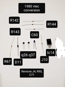 1980 vtec replacement circuitry kit for P75, P72 obd1 1980. P28 conversion - Picture 1 of 1