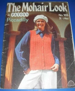 Patons The Mohair Look Knitting Pattern Book 165 - Picture 1 of 1