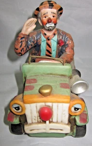 Payaso Emmett Kelly Jr de colección en un coche, edición limitada 5684/15.000 - Imagen 1 de 6