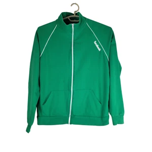Facebook Full Zip Sweatshirt by American Apparel Made in USA Adult Large Green - Picture 1 of 10