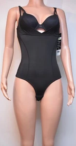 F-I-T Figure Improving Technology, Just Fitting Bodysuit (305492-BLK) Size M - Picture 1 of 8