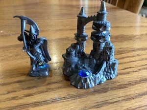 Pewter Castle & Warrior figurine