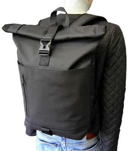 Rucksack Roll-Top Daypack Backpack Outdoor Wasserfest Freizeit Damen Herren - Bild 1 von 6