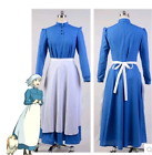 Anime Howl's Moving Castle Sophie Cosplay Costume Long Maid Dress Present Party