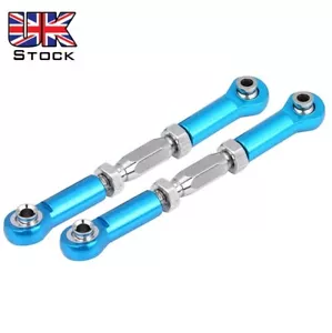 2pcs Metal Alloy Turnbuckle Rod Steering Servo Link for HSP 94111 94188 94118 RC - Picture 1 of 4