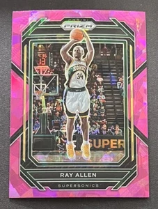 Ray Allen 2022-23 Panini Prizm Pink Ice Prizm #278 Seattle Supersonics - Foto 1 di 2