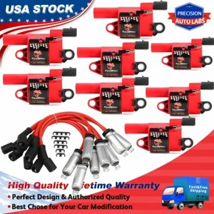 UF414 Round Ignition Coil + Wire for Chevy Silverado 1500 Impala Tahoe GMC D514A - Picture 1 of 12