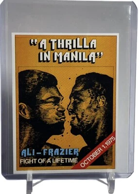 Muhammad Ali vs. Joe Frazier 1993 Sporting Files "Thrilla in Manila" Card #39 SP - Image 1 of 4