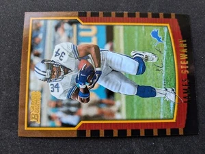 Tarjeta de fútbol americano Bowman 2000 #4 James Stewart - Detroit Lions (nuevo) - Imagen 1 de 3